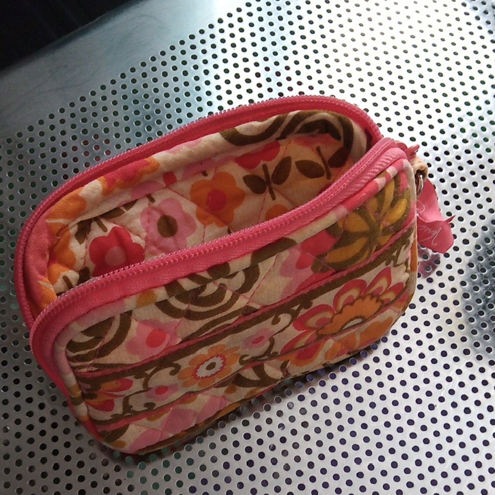 Vera Bradley Floral Quilted Change Purse